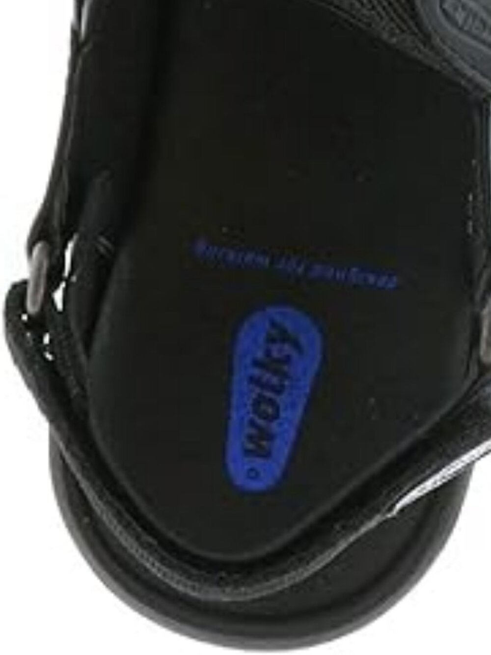 NWOT! WOLKY Jewel Sandals Adjust Strap Black Leather Comfort EU 42 US 10-10.5 - Picture 6 of 12